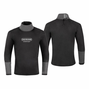 Protège-cou à compression personnalisable à col montant en tissu résistant aux coupures pour le hockey sur glace, respirant, anti-humidité, extensible dans quatre directions - Product Image 3