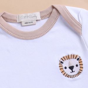 ชุดบอดี้สูทแขนยาวผ้าใยไผ่ออร์แกนิคคุณภาพพรีเมียมผสมอีลาสเทน - Little Roar - Product Image 3