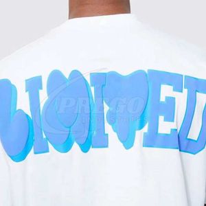 Camiseta con Estampado Puff 3D, Nueva Llegada, en Oferta, Camiseta con Estampado Puff Extra Grande, Camiseta con Estampado Puff de Moda Urbana para Hombre, Nuevo Diseño - Product Image 3