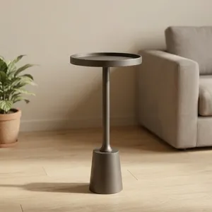 โต๊ะข้างโลหะทันสมัย ดีไซน์มินิมอล เฟอร์นิเจอร์ห้องนั่งเล่นที่ทนทาน - Product Image 1