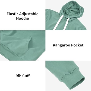Sudadera con Capucha y Pantalones Deportivos de Algodón 100% de Alta Calidad con Logotipo Personalizado, Diseño Sólido, para Hombre, Invierno - Product Image 5