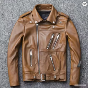 Chaqueta de Cuero Nueva Colección, Resistente al Viento, para Hombre y Mujer, Estilos Personalizados, Charlotte Burnt, Múltiples Colores, 2026 - Product Image 6