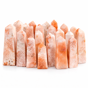 Tour en cristal d'obélisque de scolecite de pêche naturelle, pierre de guérison polie, Reiki, méditation, énergie, décoration Feng Shui, Chakralume - Product Image 1