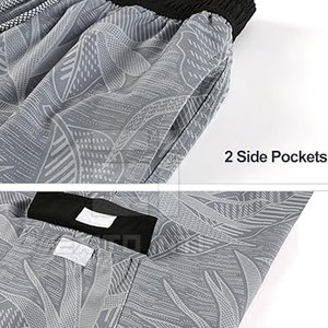 Prix d'usine, shorts pour hommes en coton/polyester tricoté de haute qualité, décontractés, couleur unie, service OEM, taille adulte personnalisable, séchage rapide - Product Image 4