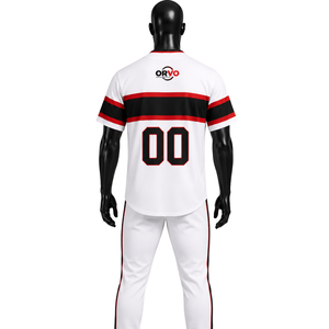 Ensemble d'uniformes de baseball personnalisés : Maillot et pantalon d'équipe, vêtements de sport par sublimation, logo personnalisé, tenues athlétiques, fabrication OEM, vente en gros en vrac - Product Image 4