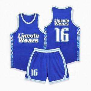 Uniforme de Baloncesto Corto de Malla de Poliéster 100% Transpirable, Anti-UV y Antibacteriano con Logotipo Personalizado para sus Jugadores - Product Image 1