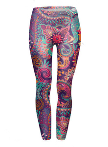 High Waist Elastic Women Sublimation <b>Yoga</b> <b>Leggings</b> Breathable Quick Dry Full Length Fitness Gym Women Sublimation <b>Yoga</b> <b>Leggings</b> - Product Image 4
