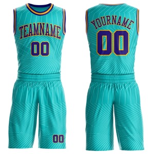 Derniers modèles de maillots de basket-ball personnalisés pour jeunes, ensembles d'uniformes d'équipe, vêtements de basket-ball par sublimation - Product Image 1
