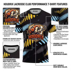 Custom Sublimated Lacrosse Shooting Shirt Wholesale Youth Men Women Team Practice Warmup Jersey Set OEM Custom Logo Name Number - Product Image 6