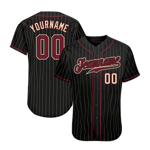 Jersey de Béisbol Personalizado Más Vendido, Manga Corta, Transferencia Térmica, Spandex/Algodón 220g, Unisex, Tallas Grandes, OEM - Product Image 3