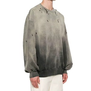 เสื้อสเวตเชิ้ตคอกลมโอเวอร์ไซส์ ยูนิเซ็กซ์ ผ้าฟลีซโพลีเอสเตอร์ 100% ระบายอากาศได้ดี เป็นมิตรกับสิ่งแวดล้อม ทรงปกติ แขนยาว เหมาะสำหรับใส่ในฤดูหนาว - Product Image 2