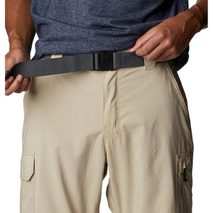 Pantalones de mezcla de algodón suave con cremallera convertible, de calidad duradera, ligeros, transpirables, de corte relajado, estilo moderno y urbano. - Product Image 2