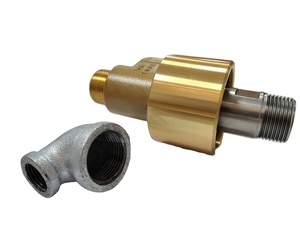 DFK LUX NWB 25A-1\" Joints rotatifs Duoflow - Modèle hydraulique pneumatique NWA, connectivité à bride, 1 pièce, corps en alliage d'aluminium, inoxydable - Product Image 2