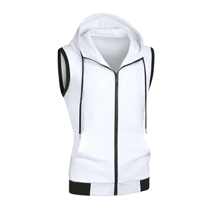 Sudadera con Capucha sin Mangas para Hombre, para Gimnasio, Fitness, Entrenamiento, Deporte, Transpirable, para Correr, Fisicoculturismo, Ropa Deportiva Activa - Product Image 2