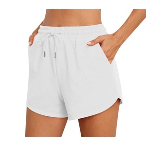 Autumn New Fashion Women's <b>Shorts</b> 100% Pure Cotton Custom Logo Casual <b>Shorts</b> For Women - Product Image 2
