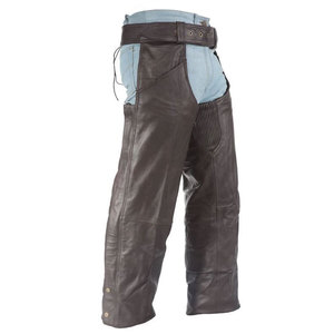 Premium Quality Leather Breathable Half <b>Chaps</b> Women Men Custom Color Logo New Design Western Equestrian Horse <b>Riding</b> <b>Chaps</b> - Product Image 4