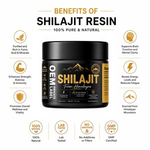 Résine de Shilajit de l'Himalaya 30g, résine minérale naturelle premium, soutien traditionnel ayurvédique pour la vitalité et le bien-être quotidiens. - Product Image 3