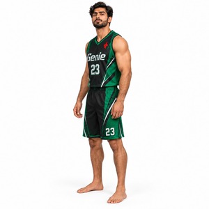 Pantalones Cortos de Baloncesto Transpirables, Ropa Deportiva para Entrenamientos de Equipo, Partidos, Torneos, Conjunto de Uniforme de Baloncesto Personalizado - Product Image 4