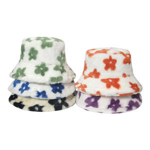 Unisex Nylon Bucket Hat Solid Hand Embroidery Washed Adjustable Winter Casual Adult Fashion Accessory - Product Image 1