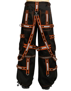 Pantalon Gothique Homme – Taille Élastique, Coupe Confortable, Style Urbain, Multi-Poches – Vente en Gros - Product Image 2