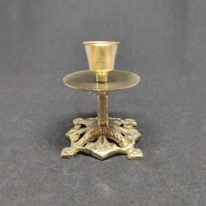 High Quality Brass Vintage <b>Small</b> <b>Candle</b> Holder With Irregular Shape And Polish Finished For Home Decoration Metal <b>Candle</b> Stand - Product Image 5