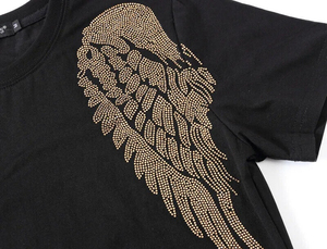 เสื้อผู้ชายประดับเพชรจากปากีสถาน เสื้อยืดผู้ชายคุณภาพสูง ออกแบบเองได้ เสื้อยืดประดับเพชรสำหรับผู้ชาย สไตล์ไฮสตรีท ไซส์พลัส - Product Image 5