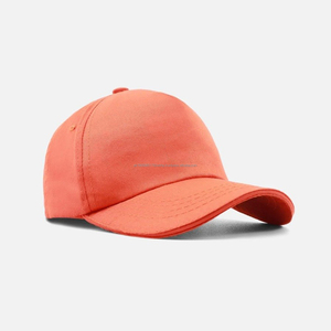 Unisex 5-Panel Baseball Cap Solid 100% Cotton Poplin Breathable <b>Waterproof</b> Fitted Casual Street Style <b>Hat</b> for Adults Four - Product Image 5