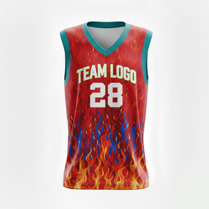 Nouvel arrivage : Ensemble d'uniformes de basketball respirants pour hommes – Maillot sans manches 100 % polyester de haute qualité – Vêtements de sport - Product Image 1