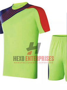 Maillot de football à séchage rapide imprimé par transfert thermique, grande taille, personnalisé, hauts et shorts de plage d'été à manches courtes, prix bas - Product Image 1