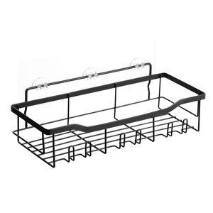 Set di 5 Portaoggetti Adesivi per Doccia, Grande Capacità 40 Libbre, Organizzatore per Bagno con Portasapone Grande Capacità 40 Libbre - Product Image 1