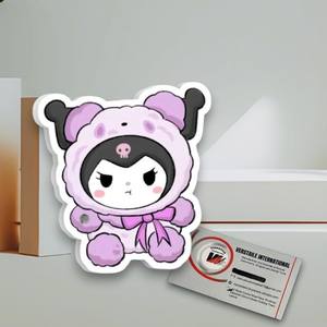 Accesorios para Pestañas Hello Kitty Lash Tiles, Impresión de Logotipo Personalizado, Reutilizables, Ecológicos, Acrílico Sólido, Corazón, Diamante - Product Image 1