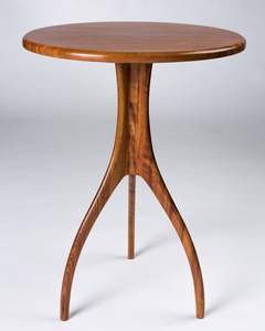 Table, table à manger décorative sur piétement, table de cuisine ronde en bois, table en bois de haute qualité, usine de meubles en bois - Product Image 4