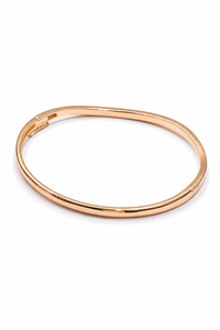 Brazalete de Moissanita en Plata de Ley 925 con Baño de Oro Rosa y Cierre de Resorte, Regalo para Mujer KLSB20511 - Product Image 2