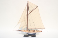 Modelo de Velero Defender, Hecho a Mano en Madera, Decoración Coleccionable Personalizada con Temática Oceánica, Ciudad de Ho Chi Minh, Gia