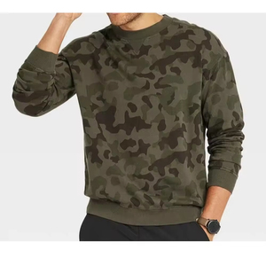 Sweat-shirt d'hiver pour homme en molleton polyester/coton, personnalisé avec logo sérigraphié, de haute qualité, coupe oversize, uni, décontracté et respirant - Product Image 6