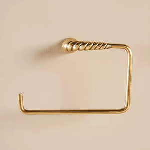 Modern Wall Mounted Metal Toilet Paper Holder For Bathroom Organization And Easy Access Paper <b>Roll</b> Storage - Product Image 1