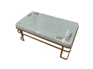 Table de centre design en aluminium pour le salon et l'hôtel Farmhouse Modern Design - Product Image 2