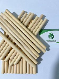 Offre Spéciale 100% Pailles jetables en bambou naturel pour les fêtes Accessoires de bar réutilisables pour les boissons directement du marché américain du Vietnam - Product Image 2