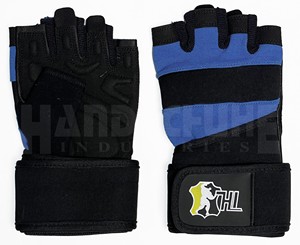 Guantes de Levantamiento de Pesas de PU de Calidad Increíble, con Hebilla, para Crossfit, Protección de Palmas, Entrenamiento, Medios Dedos, Unisex, Gimnasio, Fitness, Deportes - Product Image 3