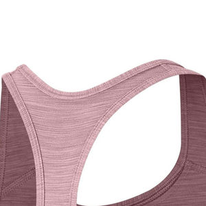 Custom Logo Dusty <b>Rose</b> Heather Sports Bra High Impact Breathable Yoga <b>Top</b> Women Gym Fitness Workout Racerback Running Crop <b>Top</b> - Product Image 5