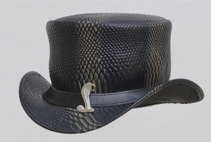 Chapeau de cowboy classique en cuir de qualité supérieure, style western, pour ranch, rodéo, équitation, extérieur, mode, à large bord, fait main, durable et de qualité. - Product Image 4