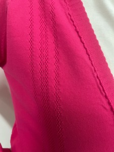 Cardigan en tricot pour femme, col en V, broderie, poches, fermeture à boutons, manches longues, vêtements décontractés d'hiver, laine/acrylique, couleur unie - Product Image 5