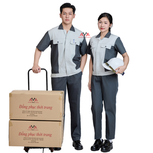 PRECIO DE FÁBRICA Ropa de trabajo informal para mujer, uniformes de trabajo personalizados para hombre, pantalones de trabajo para hombre, camisas de trabajo naranjas para construcción, MOQ BAJO - Product Image 1