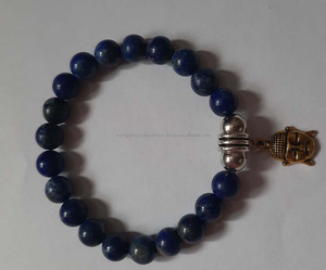 สร้อยข้อมือลูกปัดอำพันบอลติกชุบทองดีไซน์ใหม่ ประดับด้วยพลอยหลวมทรงคาโบชองหลากหลายแบบ เรียบหรู เหมาะสำหรับใส่ทุกวัน เป็นของขวัญ เครื่องประดับ - Product Image 3