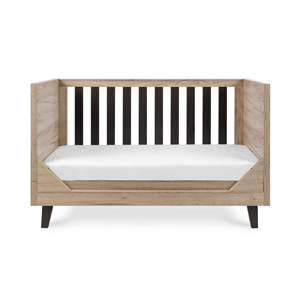 Berceau pour bébé en bois de style européen multifonctionnel, design à côtés rabattables, finition non toxique 2102426 - Product Image 4