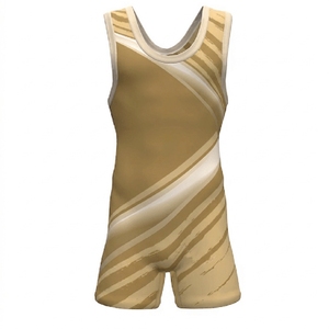 2026 Men's Custom Digital Print Front Logo Quick Dry Lightweight Stretch Breathable Durable Wrestling <b>Singlet</b> - Product Image 5