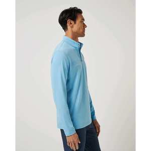 เสื้อถักแขนยาวน้ำหนักเบาสำหรับผู้ชาย คอซิป 1/4  ผ้าโพลีเอสเตอร์ เหมาะสำหรับตกปลา เดินป่า และกิจกรรมกลางแจ้ง - Product Image 2