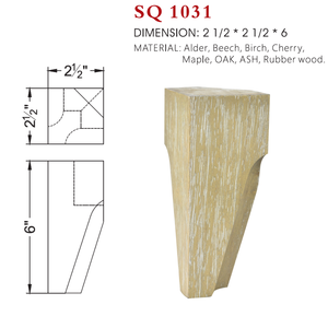 Tall Tapered Solid Wood Furniture Legs <b>Sofa</b> Cabinet Feet Replacement Strong Load Bearing Modern Design - Product Image 3