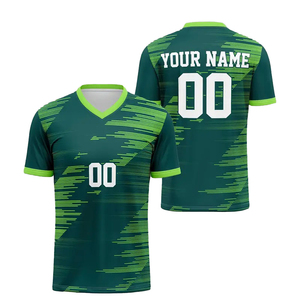 เสื้อฟุตบอลคุณภาพพรีเมียม พิมพ์ลายดิจิทัล สไตล์เรโทร แห้งเร็ว ใส่ได้ทั้งชายและหญิง แขนสั้น ราคาขายส่งแบบกำหนดเอง สำหรับทีม - Product Image 5