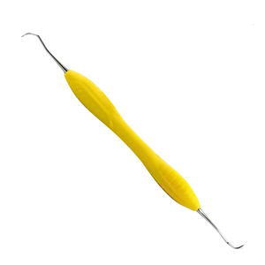 Professional Dental Sickle Scaler | Double Ended Anterior Posterior <b>Teeth</b> <b>Cleaning</b> Hand <b>Tool</b> with Ergonomic Silicone Handle - Product Image 2